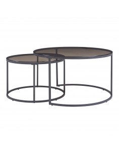 indskudsborde indskud sofabord stuemøbler rundt moderne design glas 2