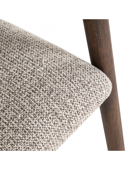 spisebordsstol armlæn træ brun nordisk dansk design moderne