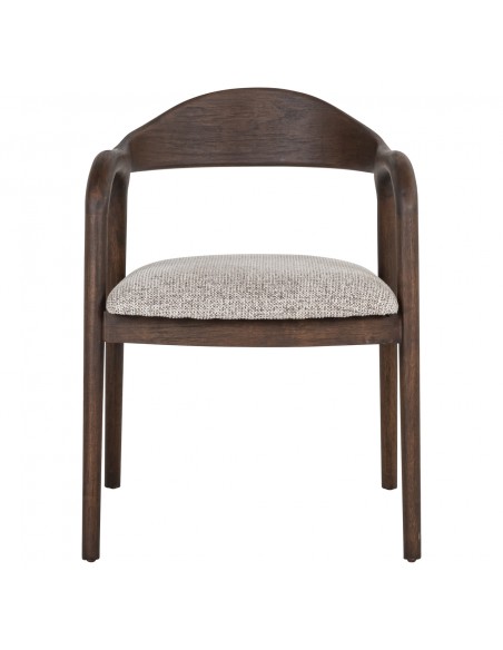 spisebordsstol armlæn træ brun nordisk dansk design moderne