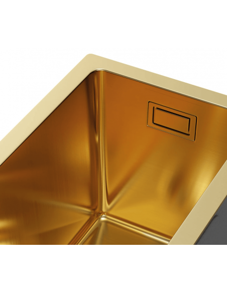 køkkenvask guld vask underlimet nedsænket bordplade køkken stål stålvask