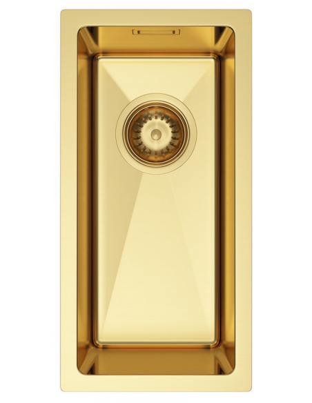 køkkenvask guld vask underlimet nedsænket bordplade køkken stål stålvask