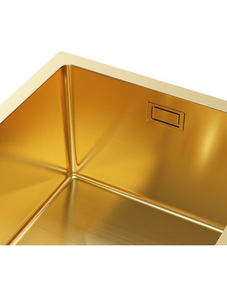 køkkenvask guld vask underlimet nedsænket bordplade køkken stål stålvask