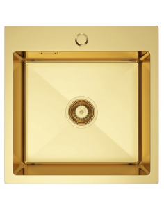 køkkenvask guld vask underlimet nedsænket bordplade køkken stål stålvask