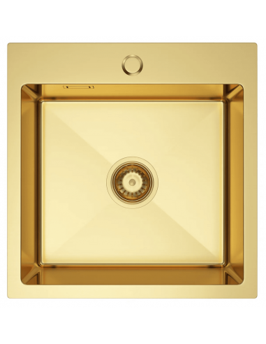 køkkenvask guld vask underlimet nedsænket bordplade køkken stål stålvask