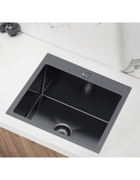 køkkenvask guld vask underlimet nedsænket bordplade køkken stål stålvask