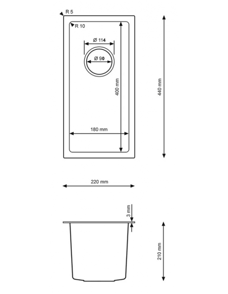køkkenvask vask underlimet nedsænket bordplade køkken stål stålvask