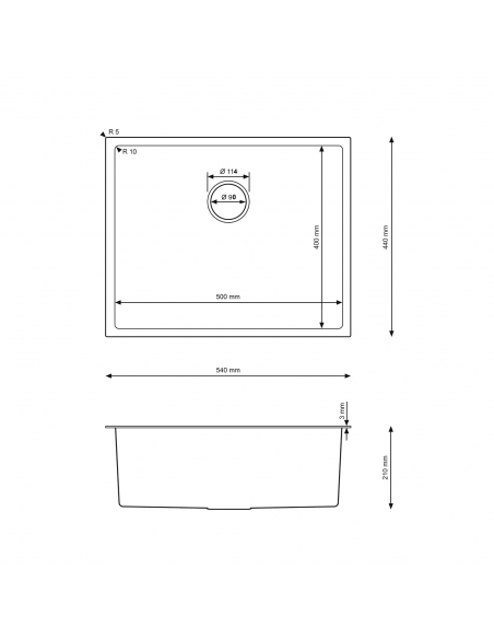 køkkenvask vask underlimet nedsænket bordplade køkken stål stålvask