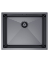 Køkkenvask i rustfri stål med afløb 54 x 44 cm - Graphite