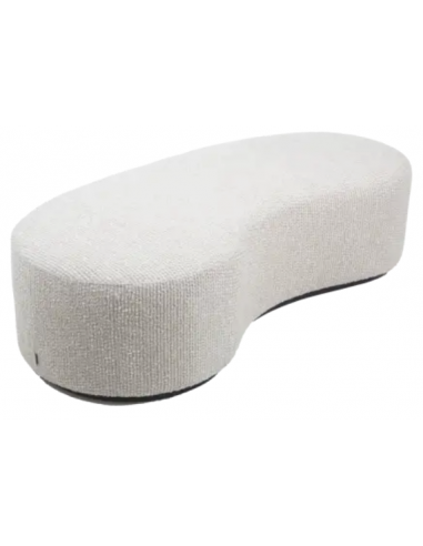 flamant bænk stof beige hvid moderne nordisk design skandinavisk