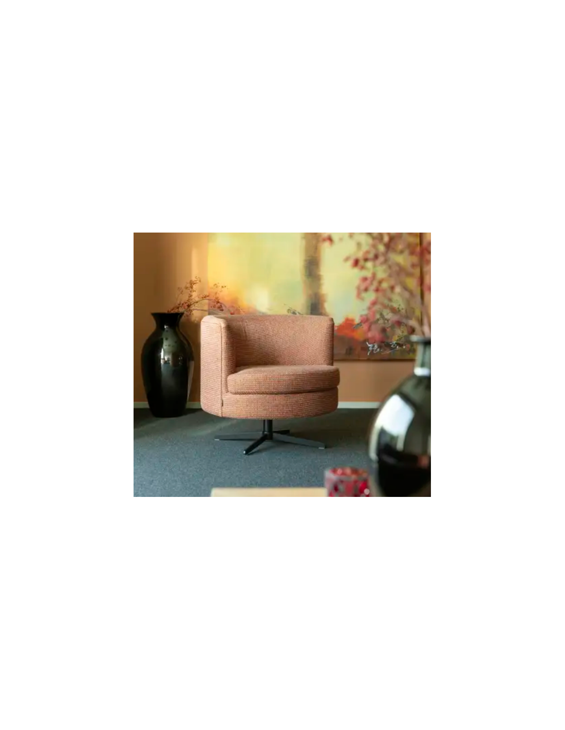 lænestol loungestol stof moderne nordisk design skandinavisk drejefod drej drejefunktion lænestol loungestol stof moderne nordisk design skandinavisk drejefod drej drejefunktion