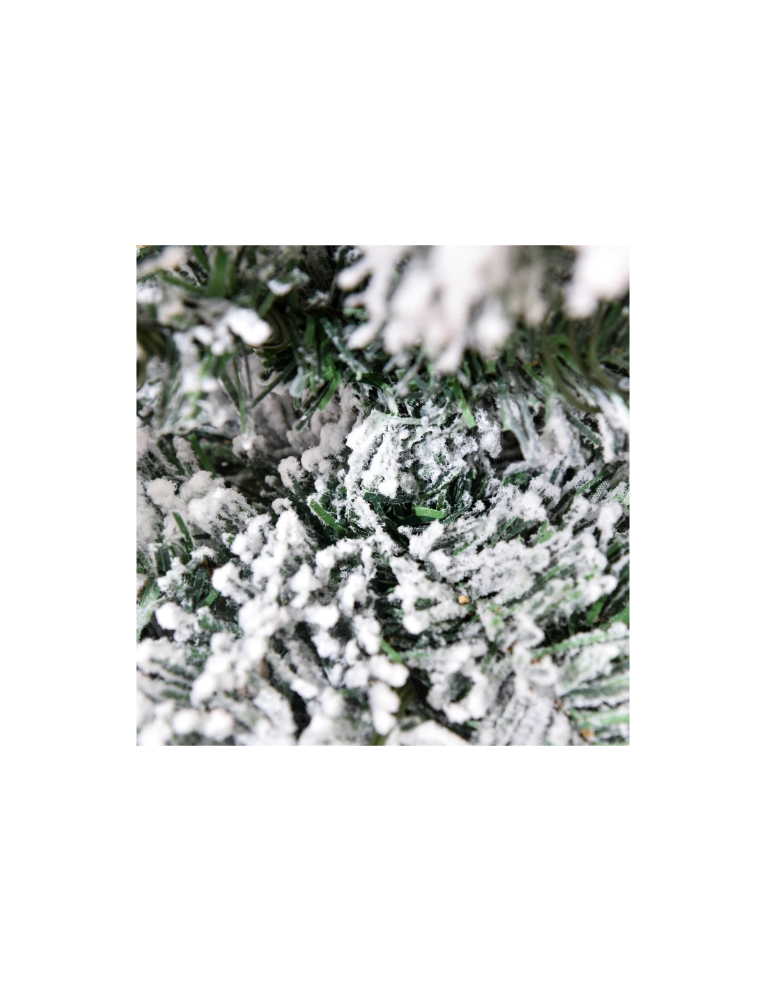 kunstigt juletræ 150 cm plastik grønt julepynt sne hvidt kogler kunstigt juletræ 150 cm plastik grønt julepynt sne hvidt kogler