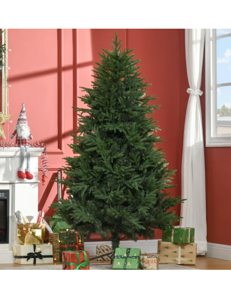 kunstigt juletræ 180 cm plastik grønt julepynt kunstigt juletræ 180 cm plastik grønt julepynt