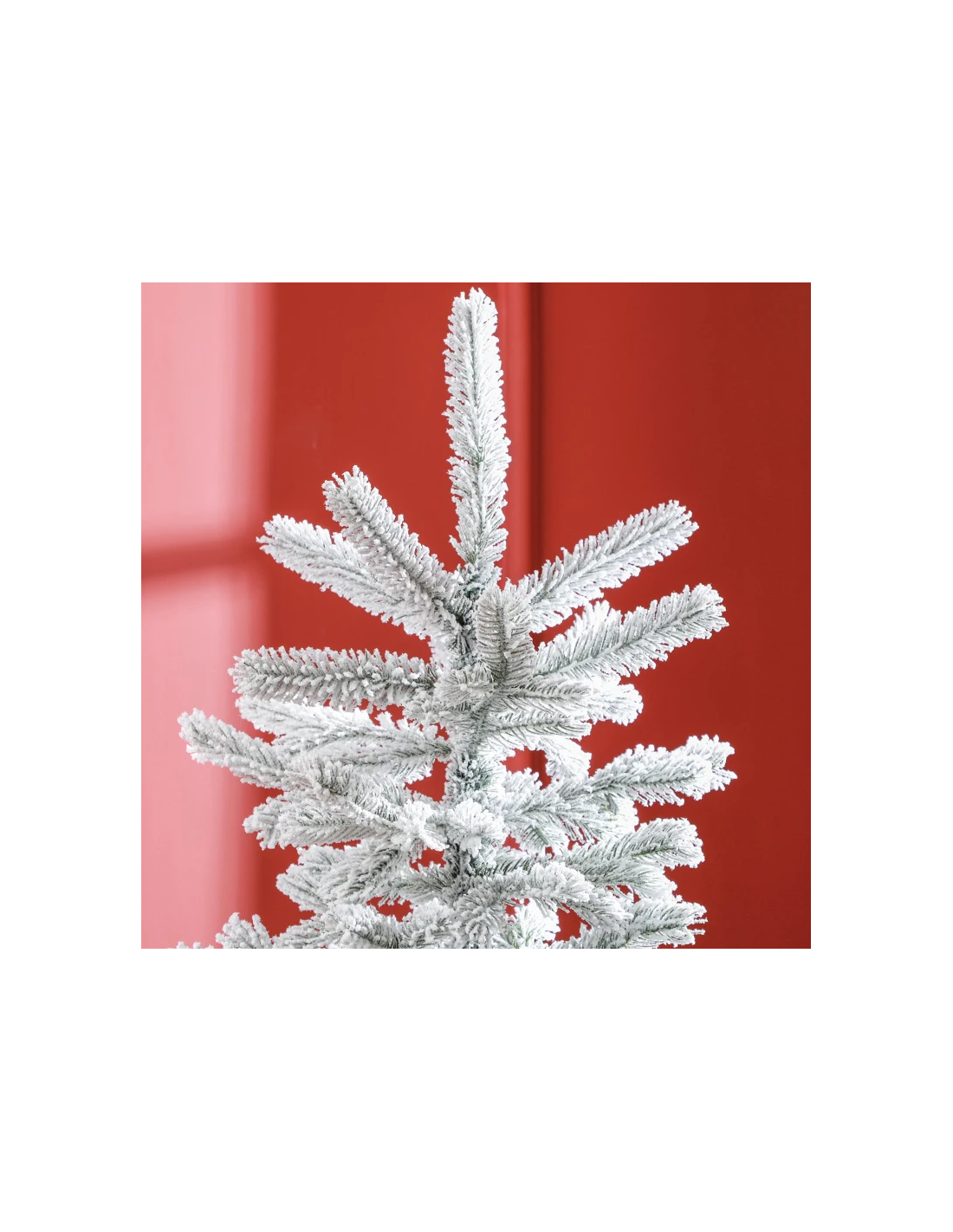 kunstigt juletræ 180 cm plastik grønt julepynt sne hvidt kunstigt juletræ 180 cm plastik grønt julepynt sne hvidt