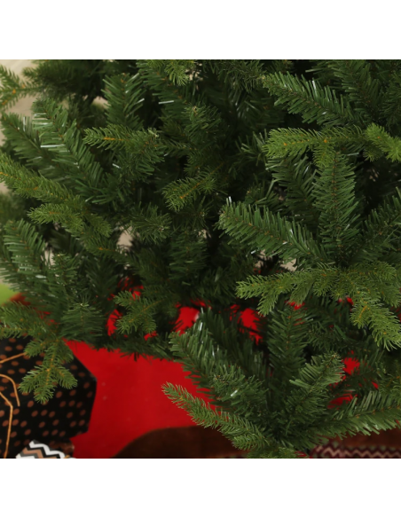 kunstigt juletræ 180 cm plastik grønt julepynt kunstigt juletræ 180 cm plastik grønt julepynt