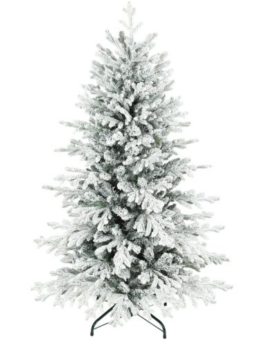 kunstigt juletræ 150 cm plastik grønt julepynt sne hvidt kunstigt juletræ 150 cm plastik grønt julepynt sne hvidt