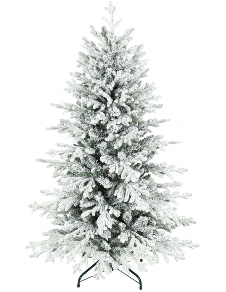 kunstigt juletræ 150 cm plastik grønt julepynt sne hvidt kunstigt juletræ 150 cm plastik grønt julepynt sne hvidt