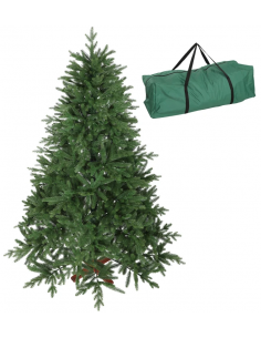 kunstigt juletræ 210 cm plastik grønt julepynt