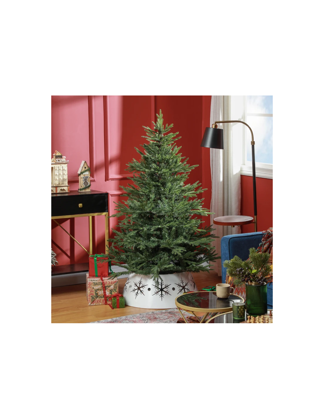 kunstigt juletræ 150 cm plastik grønt julepynt kunstigt juletræ 150 cm plastik grønt julepynt