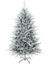 Kunstigt juletræ med sne H180 x Ø109 cm - Grøn/Hvid
