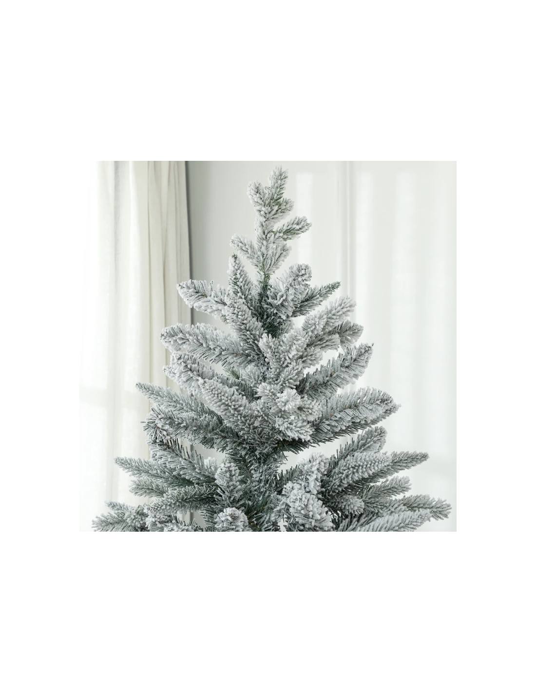 kunstigt juletræ 180 cm plastik grønt julepynt sne hvidt kunstigt juletræ 180 cm plastik grønt julepynt sne hvidt