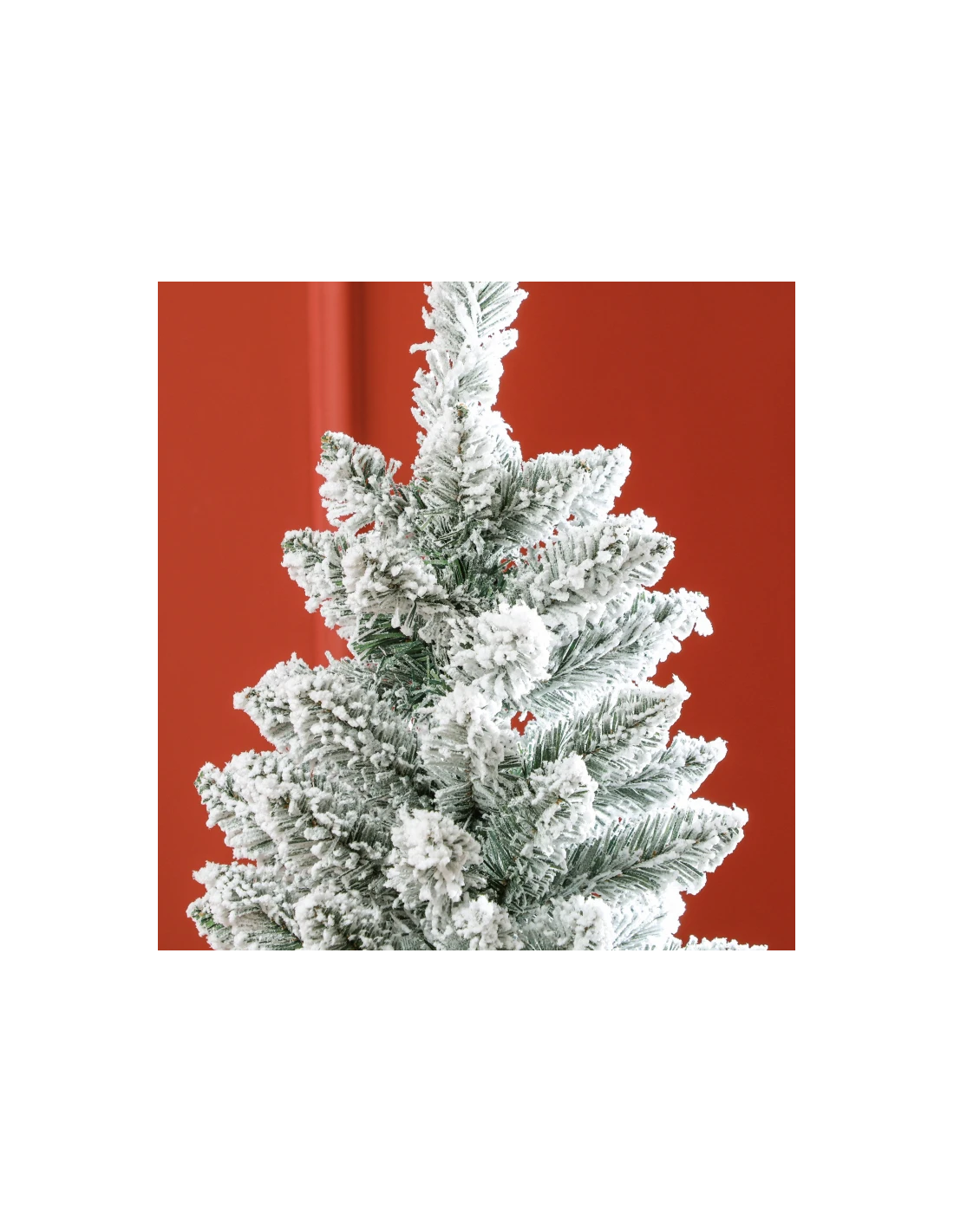 kunstigt juletræ 180 cm plastik grønt julepynt sne hvidt kunstigt juletræ 180 cm plastik grønt julepynt sne hvidt
