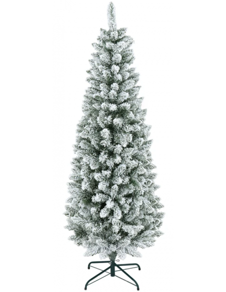 kunstigt juletræ 180 cm plastik grønt julepynt sne hvidt kunstigt juletræ 180 cm plastik grønt julepynt sne hvidt