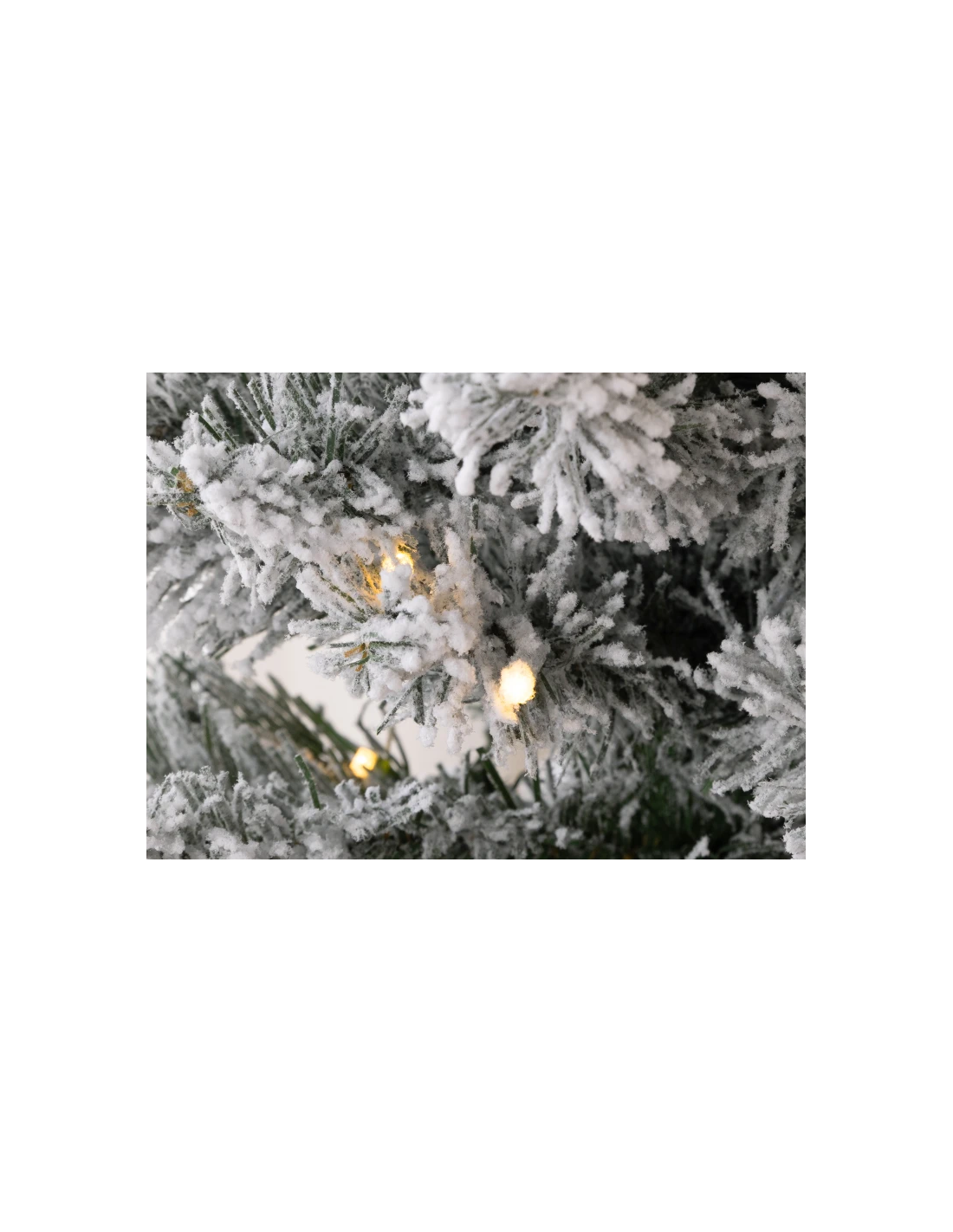 kunstigt juletræ 210 cm plastik grønt julepynt sne hvidt led lys kunstigt juletræ 210 cm plastik grønt julepynt sne hvidt led lys