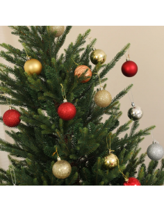 kunstigt juletræ 180 cm plastik grønt julepynt 2
