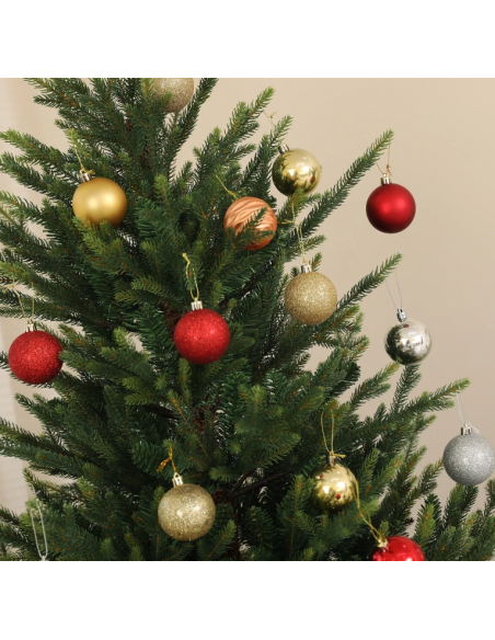 kunstigt juletræ 180 cm plastik grønt julepynt kunstigt juletræ 180 cm plastik grønt julepynt