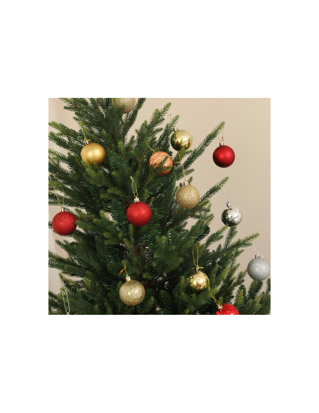kunstigt juletræ 180 cm plastik grønt julepynt kunstigt juletræ 180 cm plastik grønt julepynt