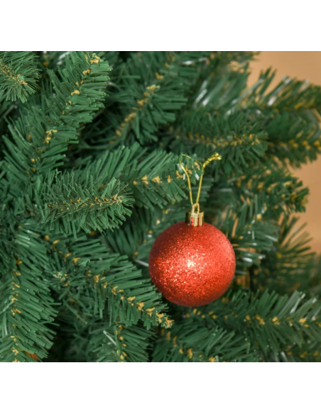 kunstigt juletræ 180 cm plastik grønt julepynt kunstigt juletræ 180 cm plastik grønt julepynt