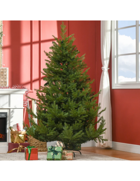 kunstigt juletræ 180 cm plastik grønt julepynt kunstigt juletræ 180 cm plastik grønt julepynt