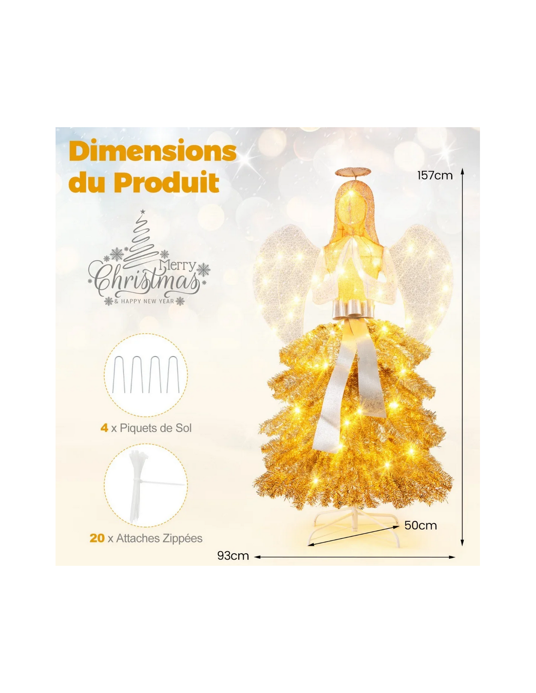 engel med lys led inde ude udendørs stort xxl julepynt engel med lys led inde ude udendørs stort xxl julepynt