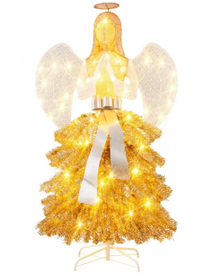 engel med lys led inde ude udendørs stort xxl julepynt