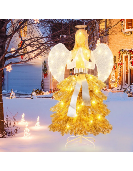 engel med lys led inde ude udendørs stort xxl julepynt engel med lys led inde ude udendørs stort xxl julepynt