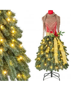 figur med lys led inde ude udendørs stort xxl julepynt