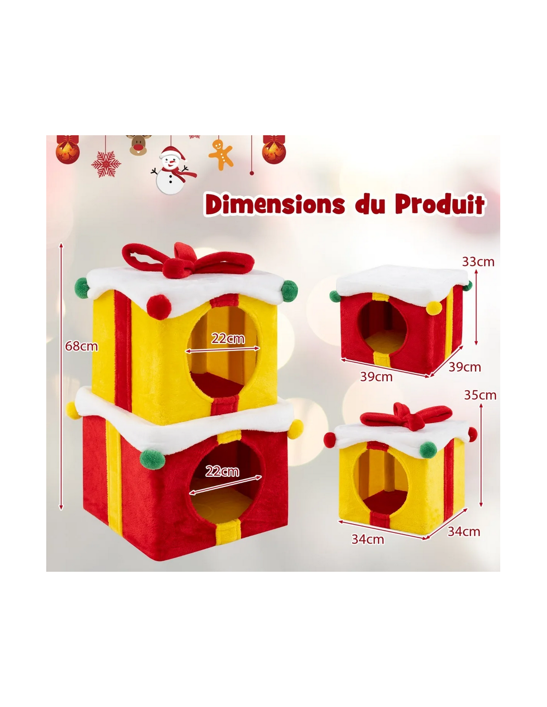 figur med lys led inde ude udendørs stort xxl julepynt julegaver hund katte kat figur med lys led inde ude udendørs stort xxl julepynt julegaver hund katte kat