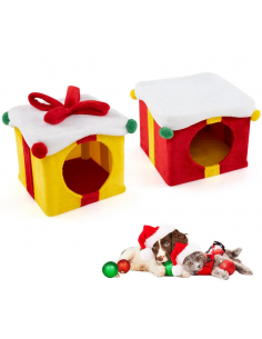 figur med lys led inde ude udendørs stort xxl julepynt julegaver hund katte kat 2