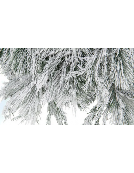 kunstigt juletræ 190 cm plastik grønt julepynt sne led lys kunstigt juletræ 190 cm plastik grønt julepynt sne led lys