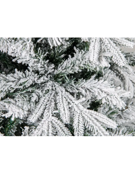 kunstigt juletræ 270 cm plastik grønt julepynt sne led lys kunstigt juletræ 270 cm plastik grønt julepynt sne led lys