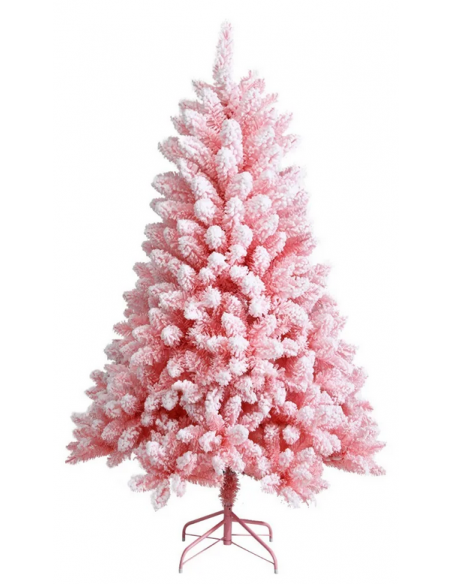 kunstigt juletræ 150 cm plastik grønt julepynt pink lyserød kunstigt juletræ 150 cm plastik grønt julepynt pink lyserød