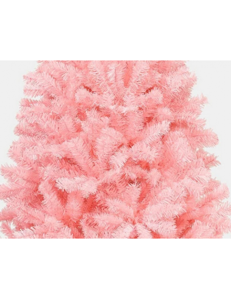 kunstigt juletræ 225 cm plastik grønt julepynt pink lyserød kunstigt juletræ 225 cm plastik grønt julepynt pink lyserød