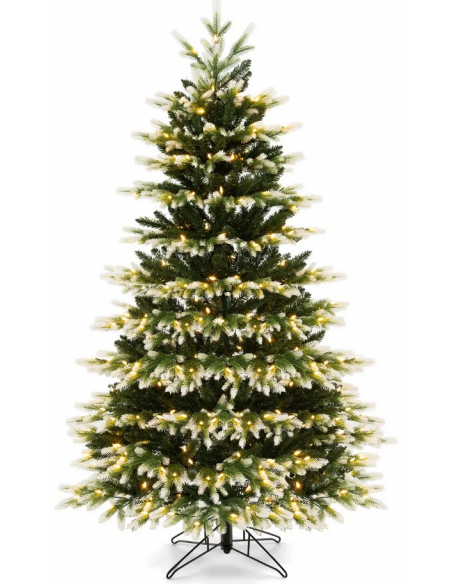 kunstigt juletræ 180 cm plastik grønt julepynt sne led lys fjernbetjening betjening fjernbetjent kunstigt juletræ 180 cm plastik grønt julepynt sne led lys fjernbetjening betjening fjernbetjent