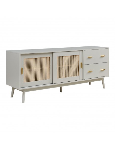 tvbord med opbevaring træ opbevaring stuemøbler beige skænk sideboard