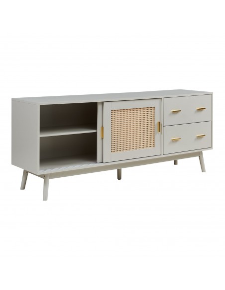 tvbord med opbevaring træ opbevaring stuemøbler beige skænk sideboard