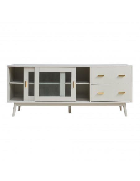 tvbord med opbevaring træ opbevaring stuemøbler beige skænk sideboard