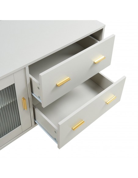 tvbord med opbevaring træ opbevaring stuemøbler beige skænk sideboard