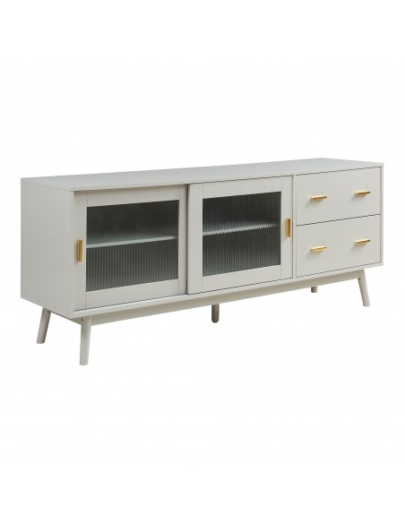 tvbord med opbevaring træ opbevaring stuemøbler beige skænk sideboard