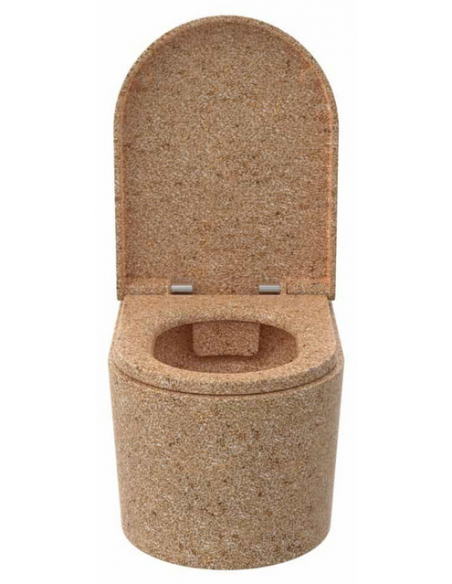 Woodio block væghængt toilet bæredygtigt træ