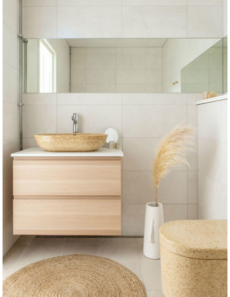 Woodio block væghængt toilet bæredygtigt træ